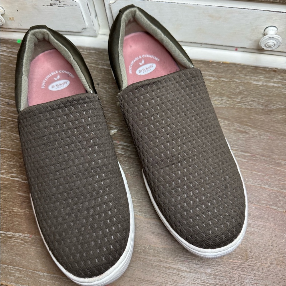 Dr. Scholls Olive Green Slip on Sneakers size 9
